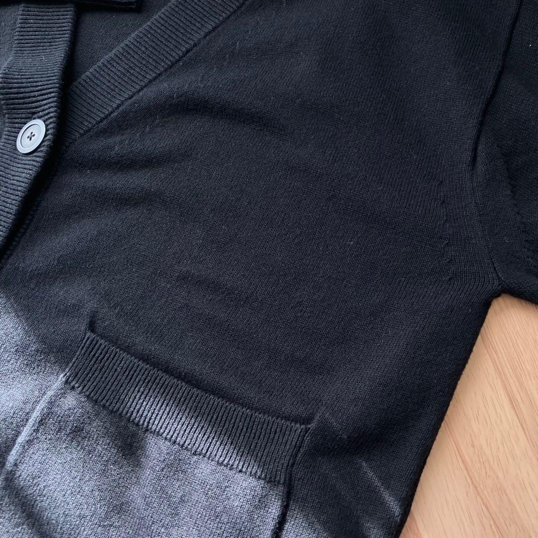 JOURNAL STANDARD コットンカシミヤビッグカーディガン 黒