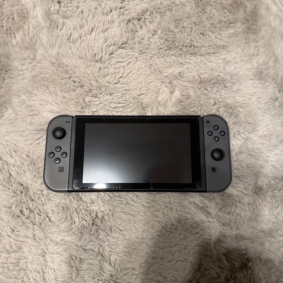 Nintendo Switch グレー本体 HDMIケーブル付属　ケース付き