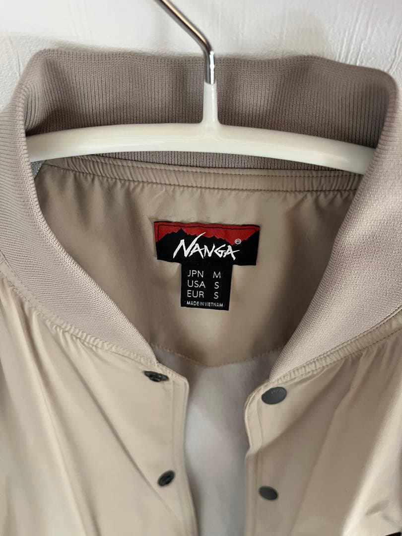 NANGA リブカラーコーチジャケット モカ M