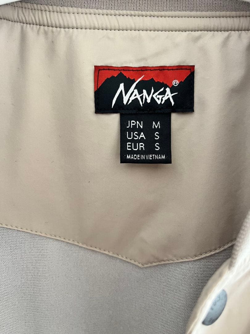 NANGA リブカラーコーチジャケット モカ M