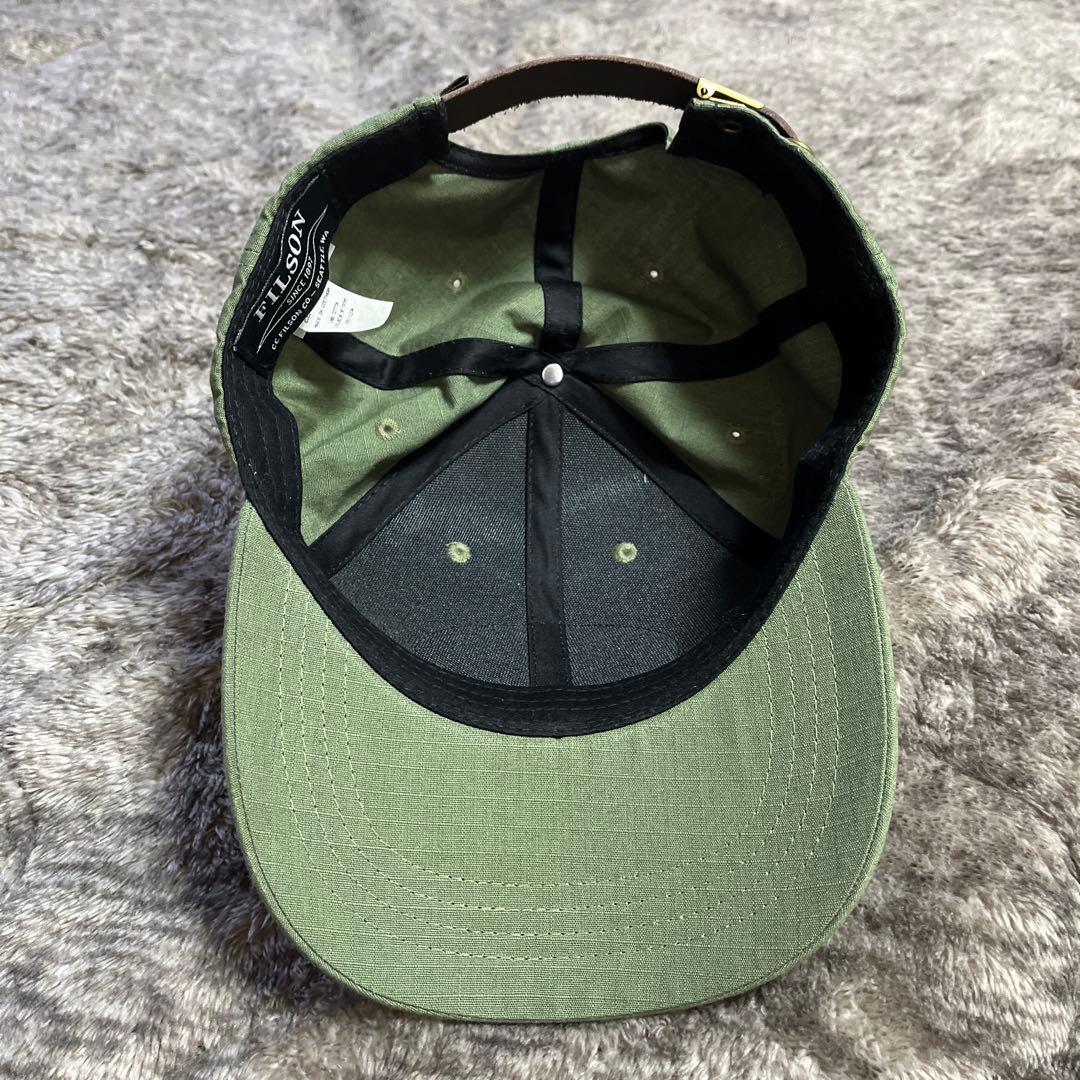 C.C. FILSON CO. オリーブグリーンキャップ