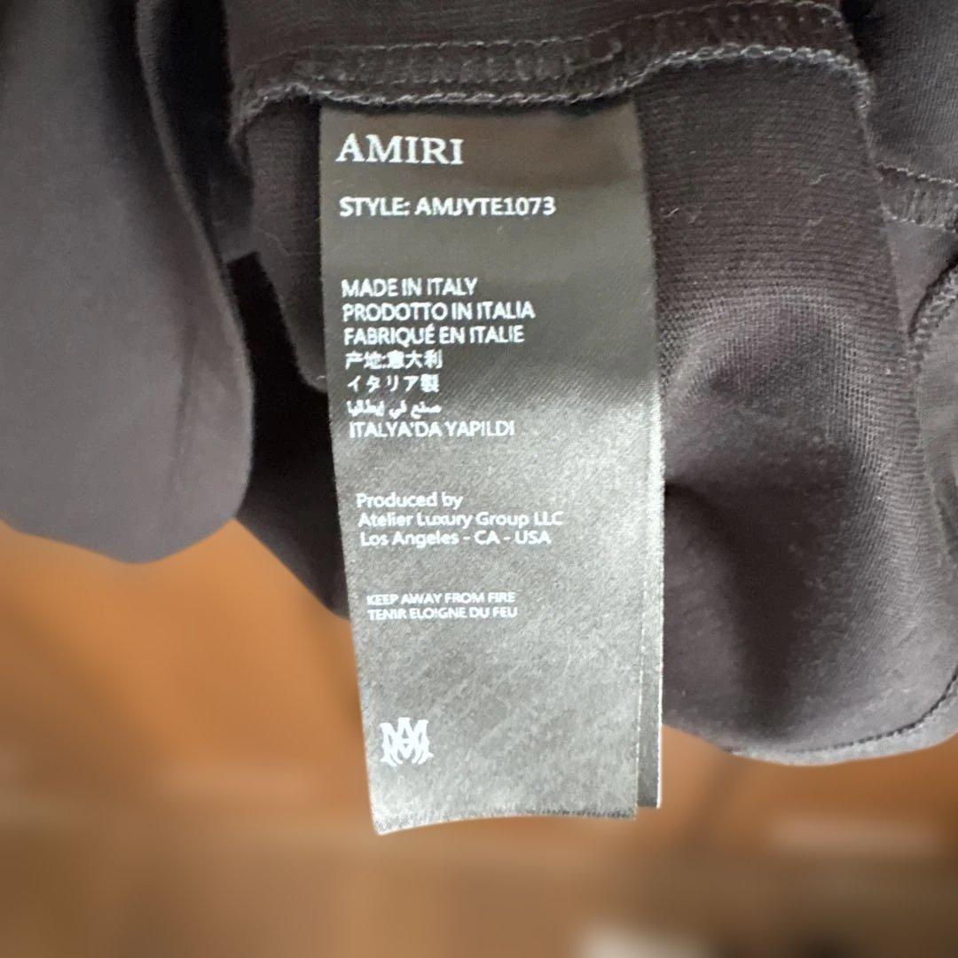 【まいヵ】AMIRI ブラック Tシャツ