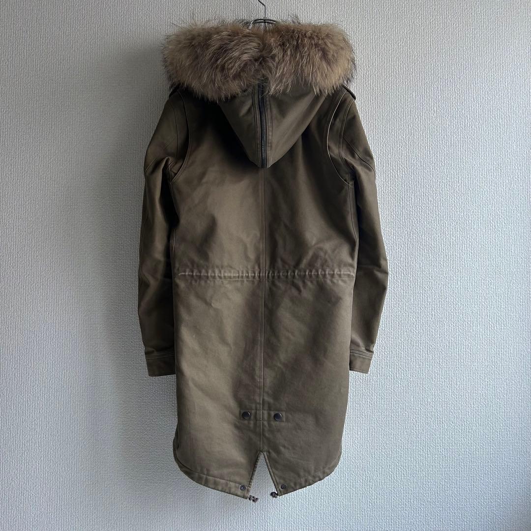 LITHIUM HOMME モッズコート ラクーンファー フィッシュテール