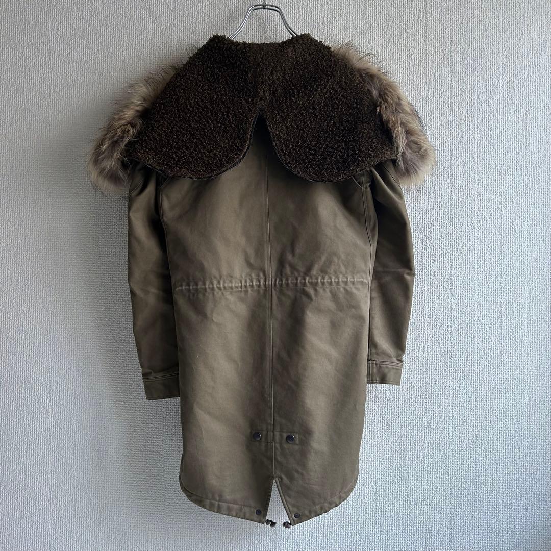 LITHIUM HOMME モッズコート ラクーンファー フィッシュテール