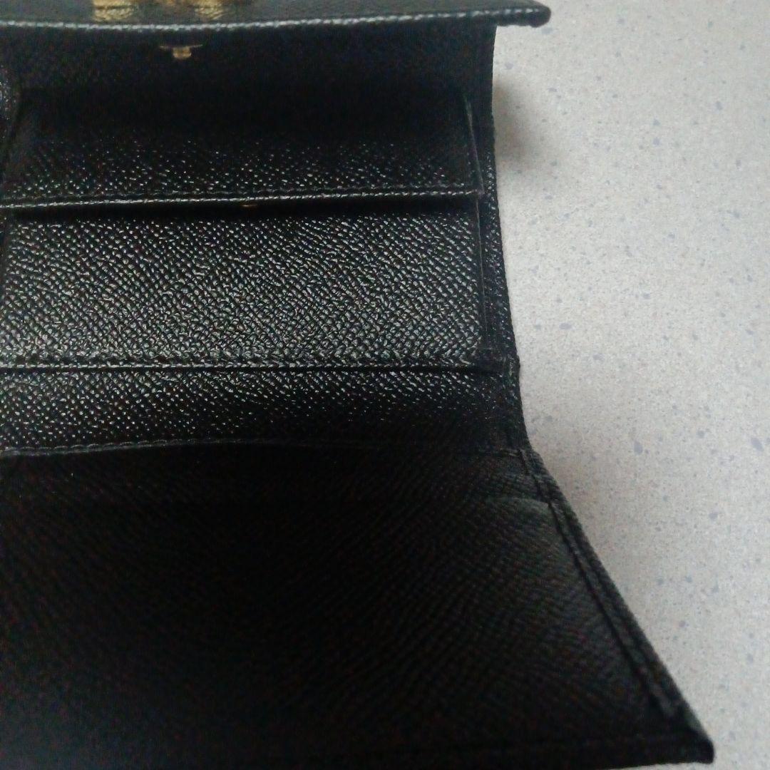 DOLCE & GABBANA ブラック三つ折り財布