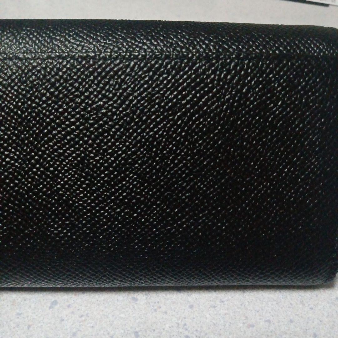 DOLCE & GABBANA ブラック三つ折り財布