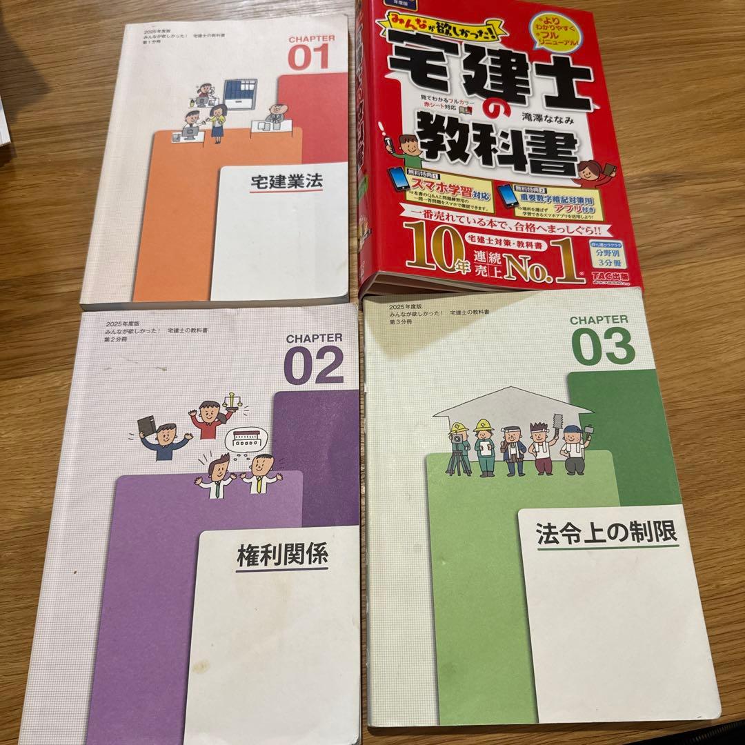 2025年度版 みんなが欲しかった! 宅建士の教科書・過去問題集セット