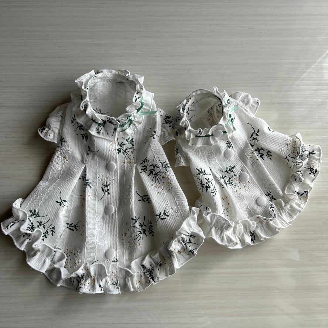 No.539・540 犬服ハンドメイド　バックオープンワンピース2着
