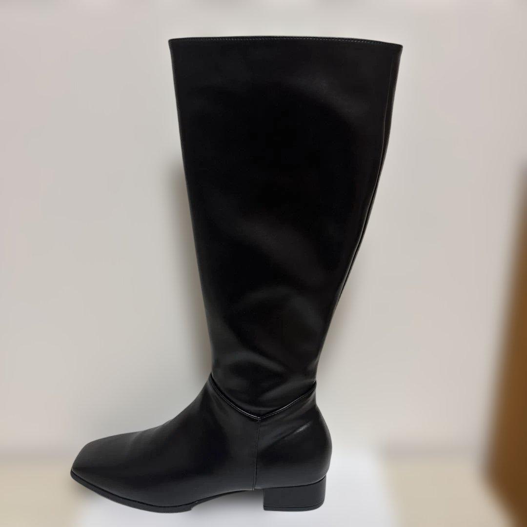 RANDA レザーロングブーツ　美品　24cm〜24.5cm 晴雨兼用