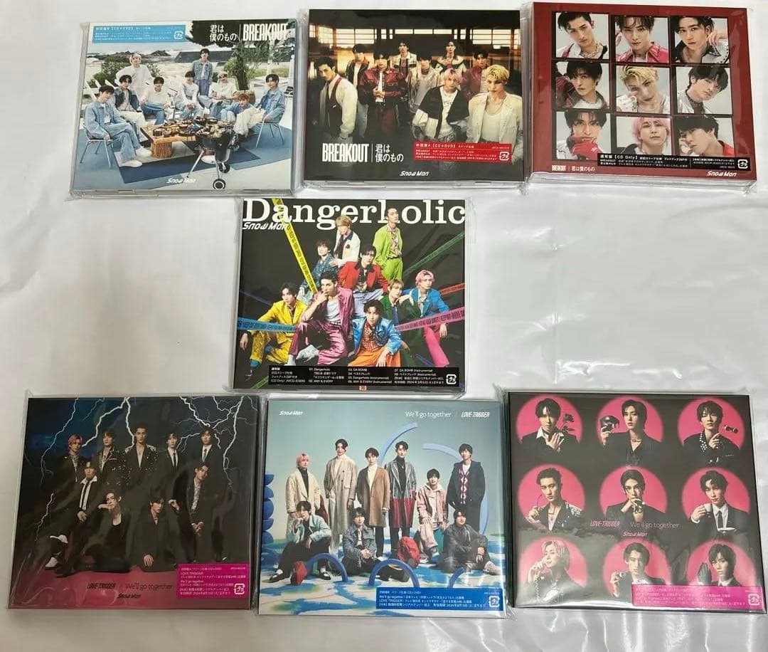 Man　アルバム、シングルCDセット