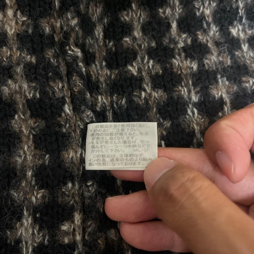 ISSEY MIYAKE ニット セーター チェック ローブ