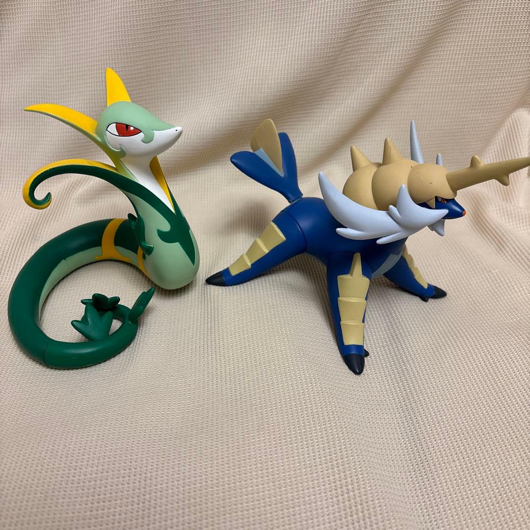 ポケモン ソフビフィギュア ジャローダ＆ダイケンキ セット