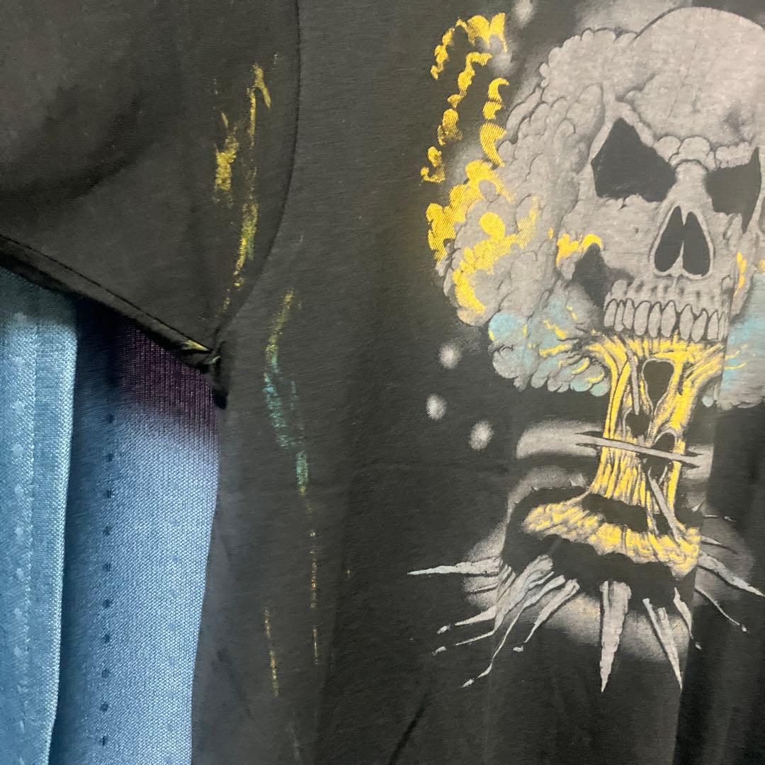 ヴィンテージTシャツ 80's〜 スカル ペガサス プリント