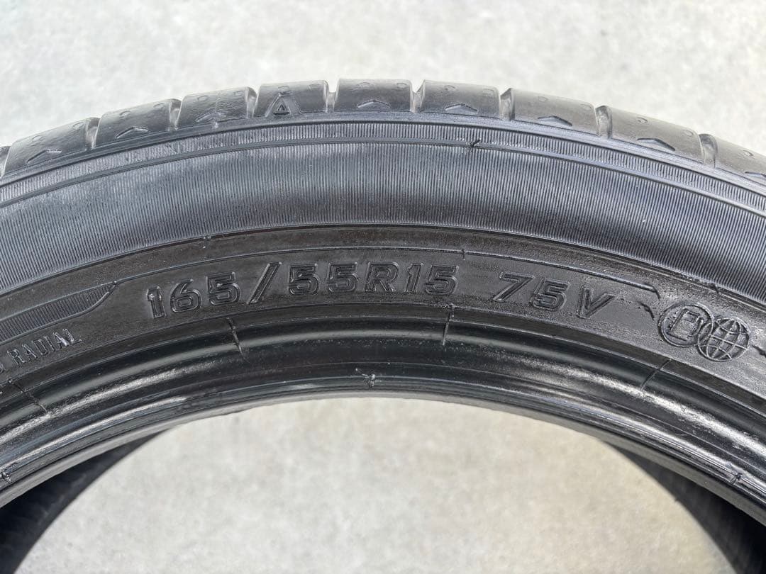 ハイト系に バリ山 ほぼ23年製 エナセーブ RV505 165/55r15