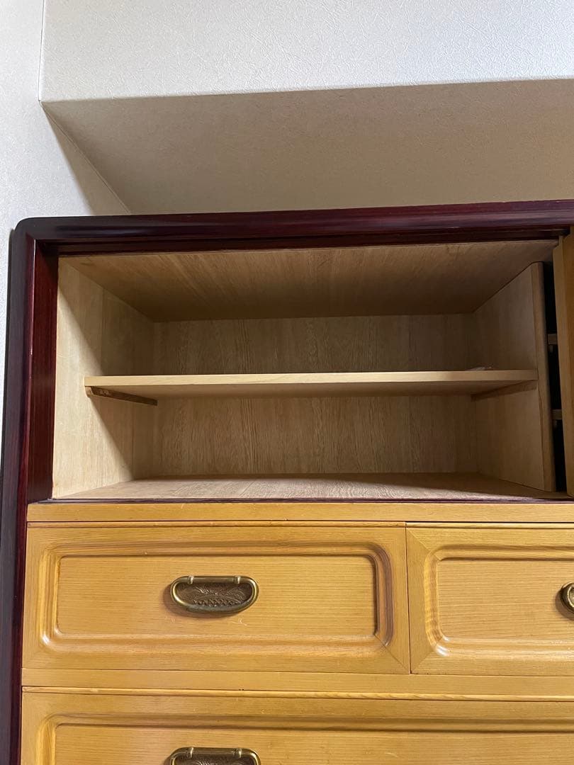 和箪笥 桐箪笥 整理箪笥 9段12口木製 レトロ 和家具