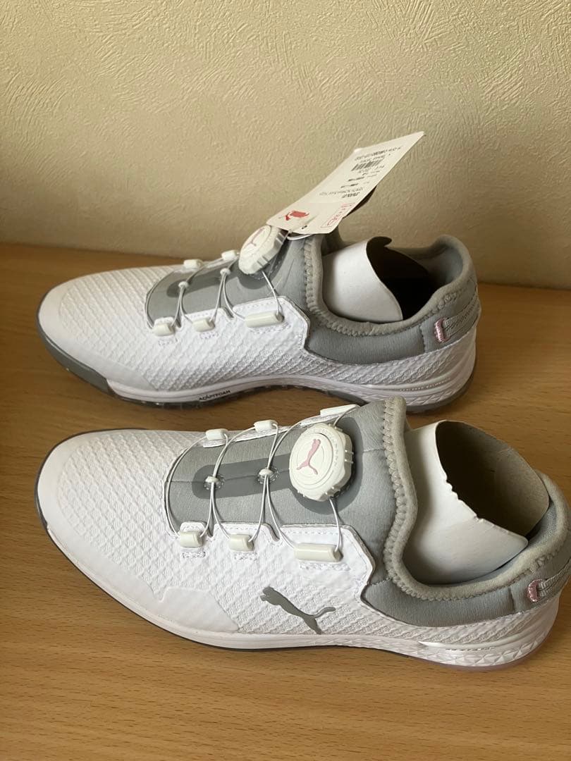 Puma ゴルフシューズ ホワイト/グレー