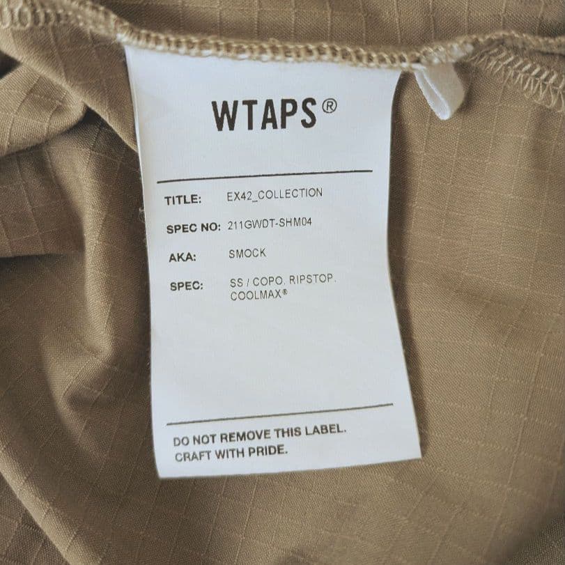 WTAPS／ 21SS SMOCK COPO RIPSTOP COOLMAX