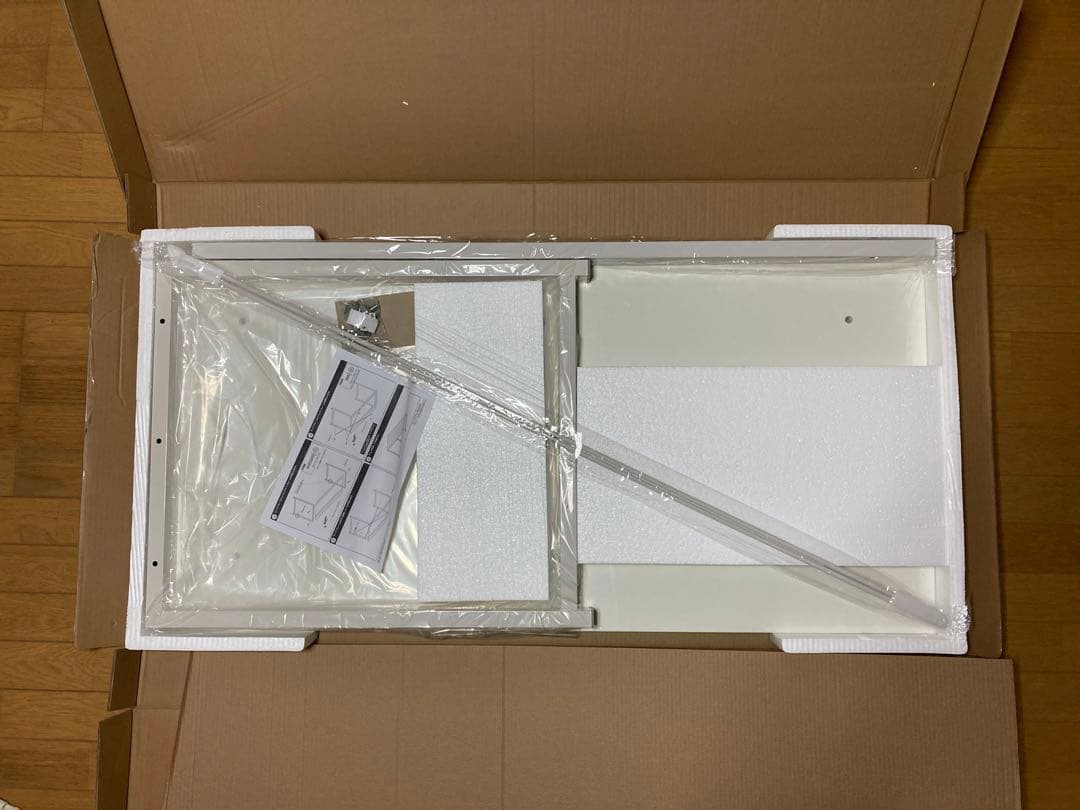 サンワダイレクト パソコンデスク 幅120x奥行60cm ホワイト