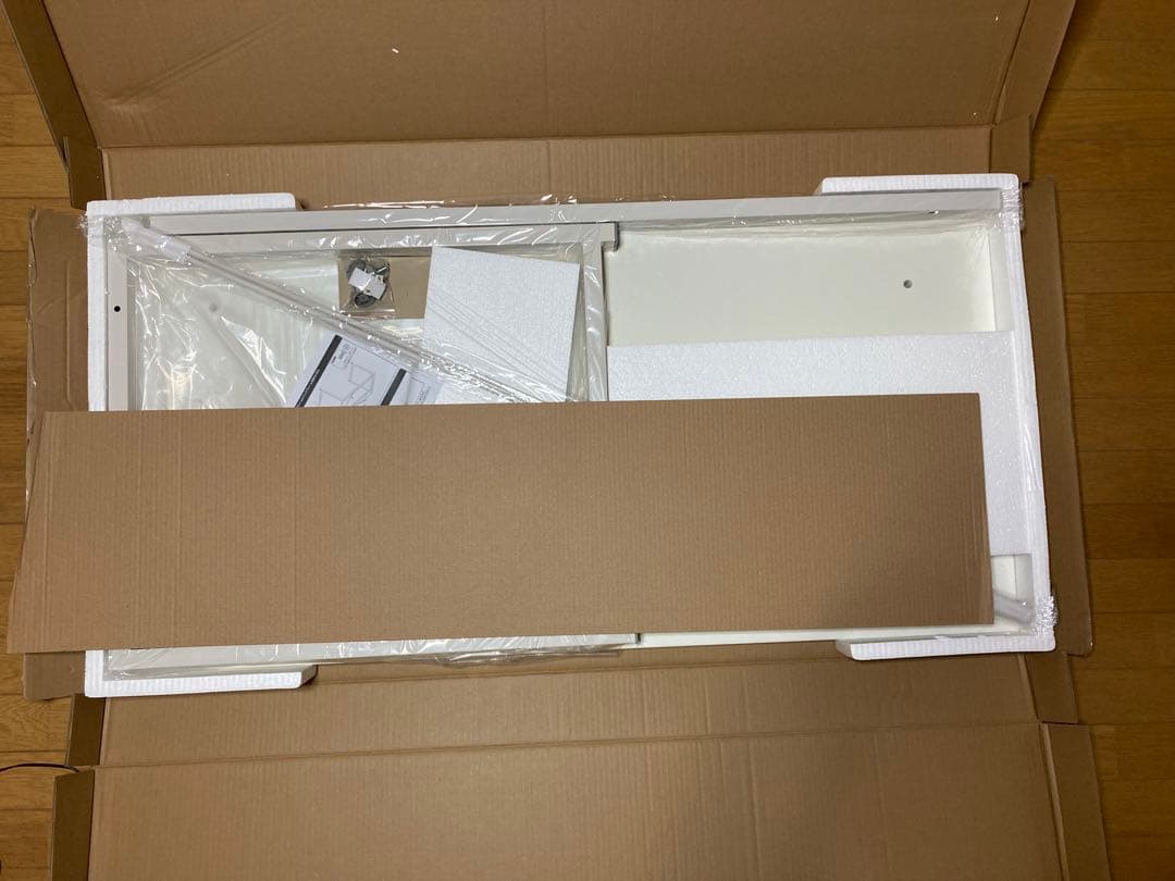 サンワダイレクト パソコンデスク 幅120x奥行60cm ホワイト
