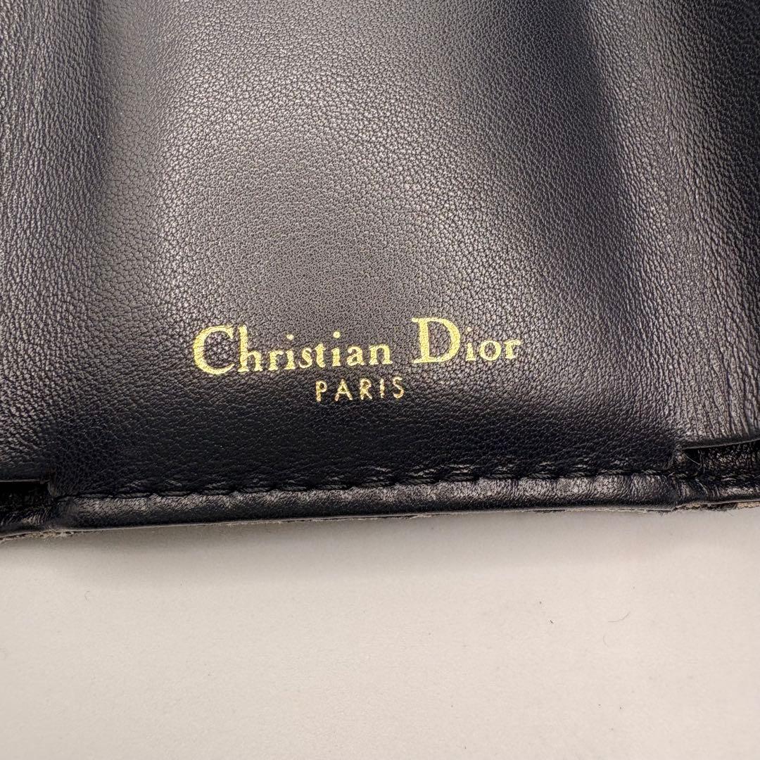 Dior★オブリーク SADDLE コンパクトウォレット 三つ折り財布【美品】
