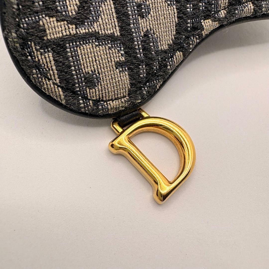 Dior★オブリーク SADDLE コンパクトウォレット 三つ折り財布【美品】