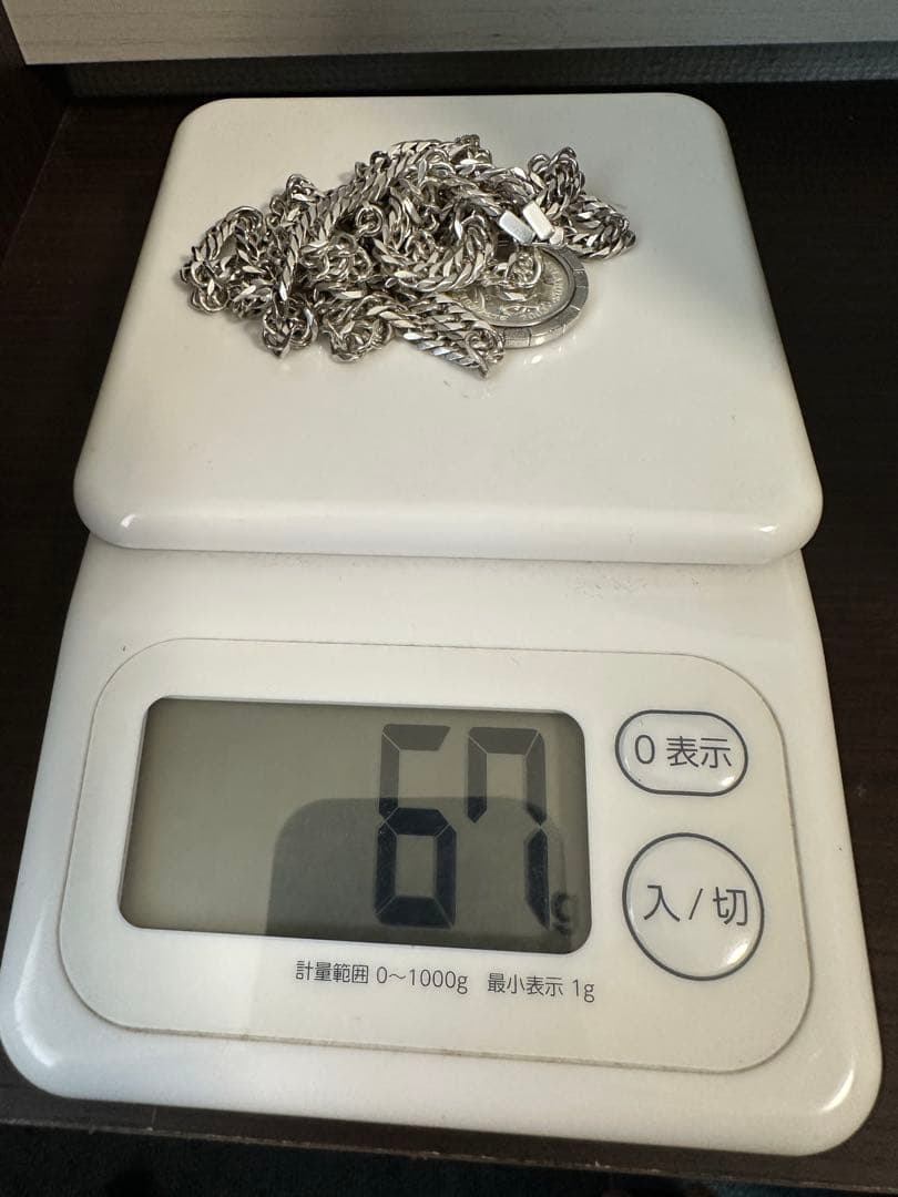 マ*サ様 シルバー925喜平ネックレス2本とトップセット