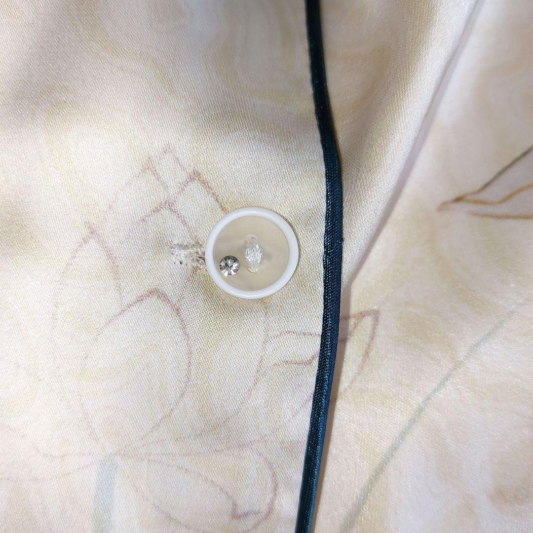 中国製品シルク(98％)パジャマ～男女兼用　XXLサイズ　一等品　新品　未使用品