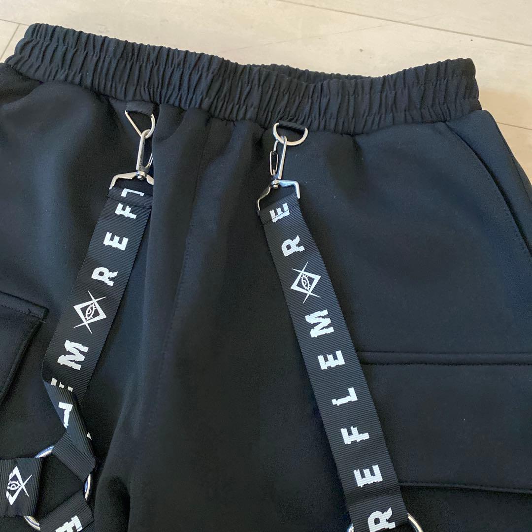 REFLEMカーゴパンツ　黒
