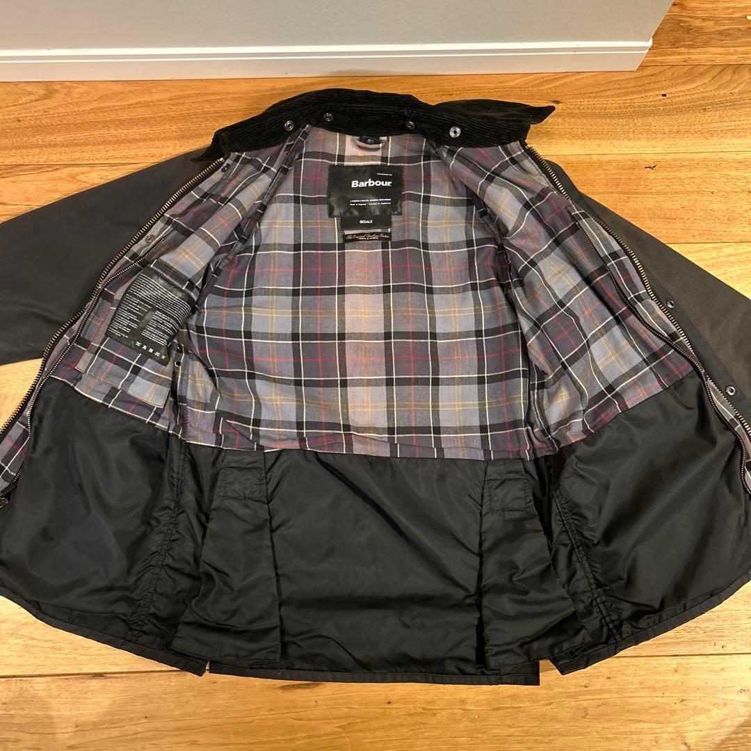 Barbour BEDALE ブラック オイルコート　サイズS 34