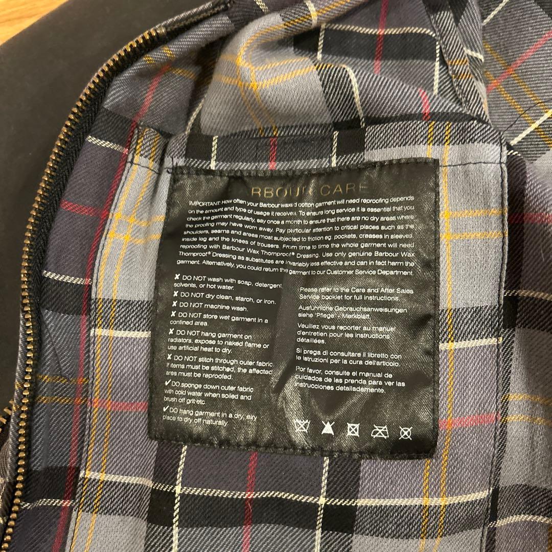 Barbour BEDALE ブラック オイルコート　サイズS 34