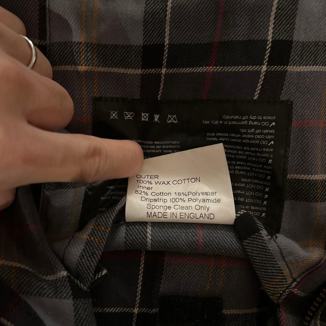 Barbour BEDALE ブラック オイルコート　サイズS 34