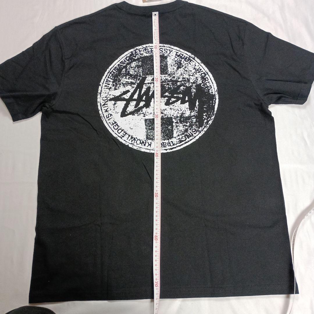 stussyバックロゴTシャツバックプリントブラック新品