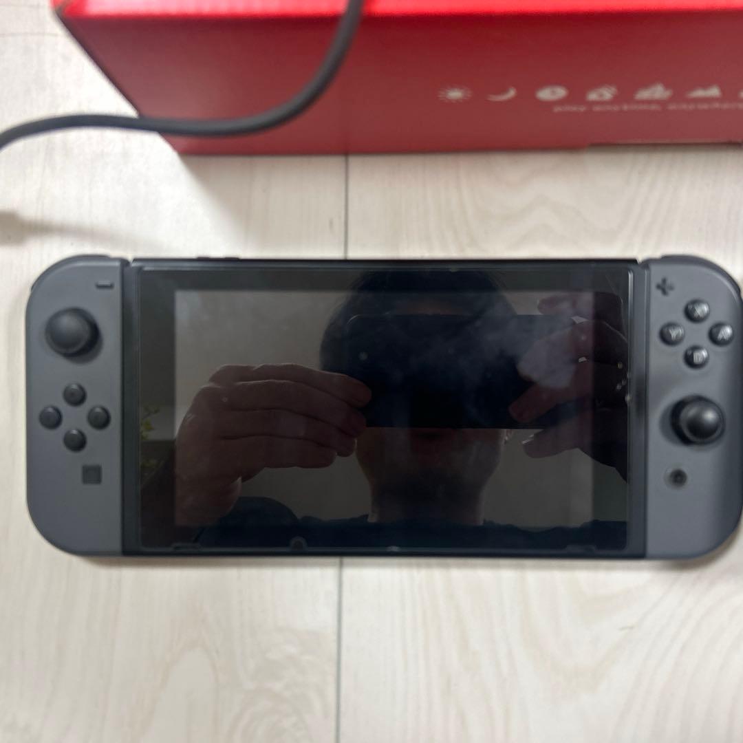 Nintendo Switch グレー 本体 ACアダプター付き