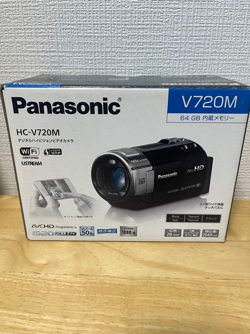 パナソニックPanasonic HC-V720M ビデオカメラ 2013年製