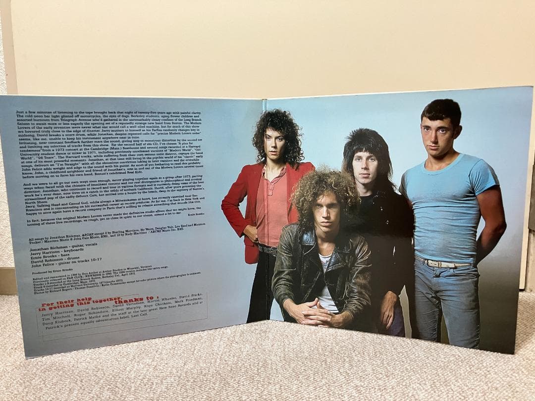 Modern Lovers ライブ盤２LP 重量盤 ジョナサン・リッチマン
