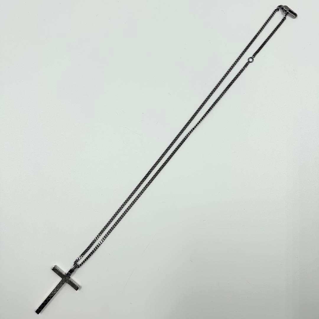 美品✨　グッチ　ネックレス　ディアマンテ　クロス　喜平　シルバー　Ag 925