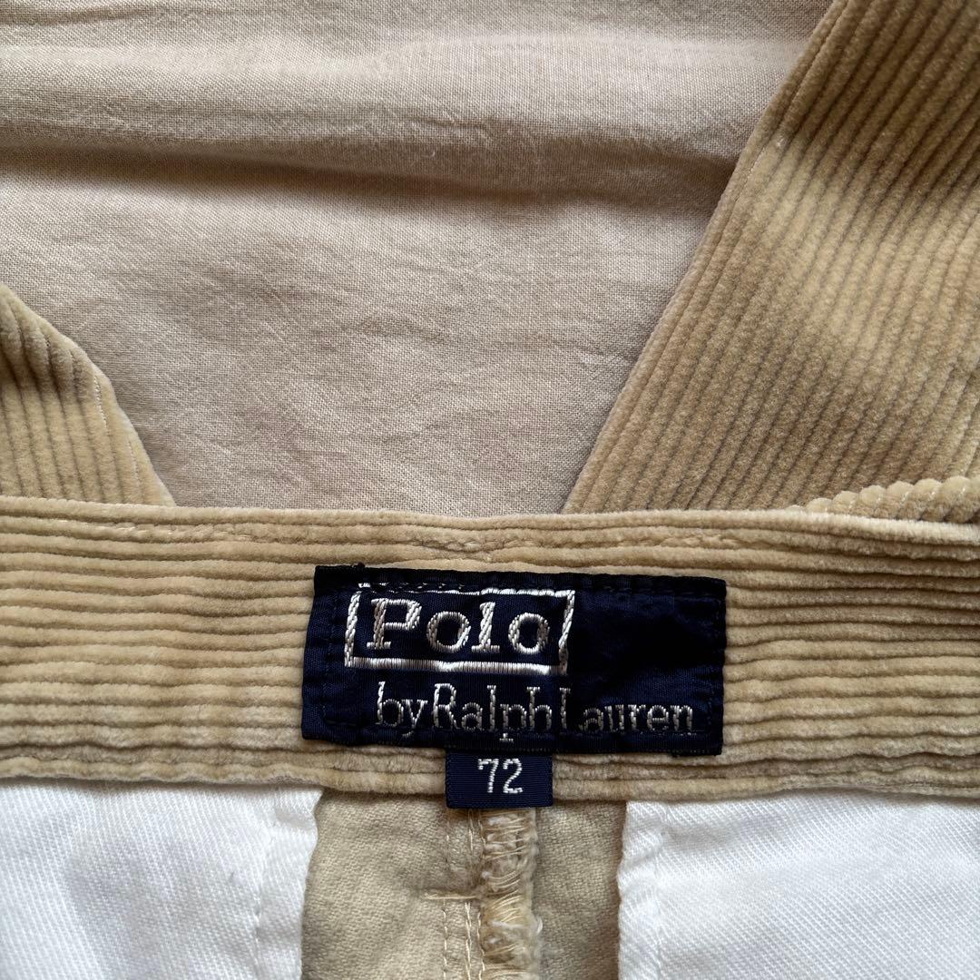 【90s】Ralph Lauren コーデュロイ パンツ 初期タグ ベージュ