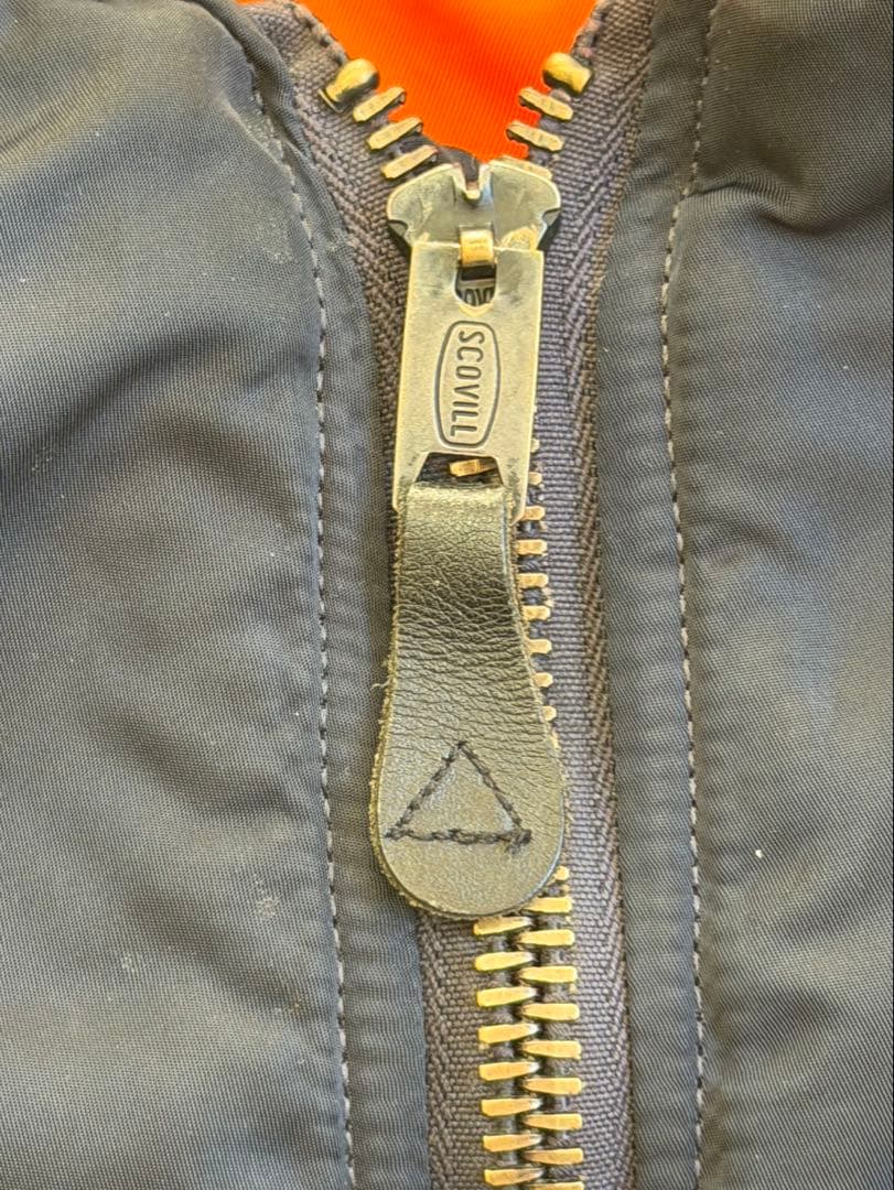 ALPHA INDUSTRIES MA-1 フライトジャケット ネイビー