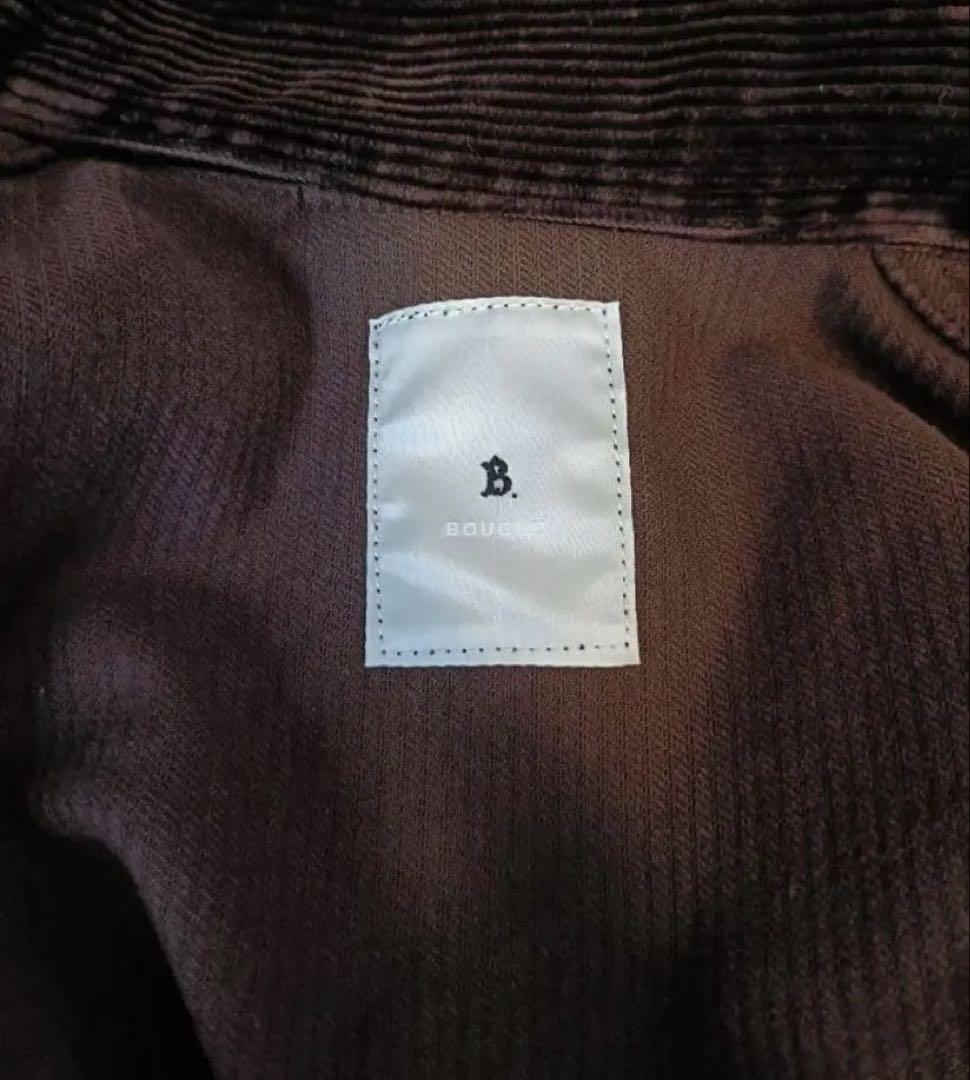 エディフィス　LA BOUCLE USカバーオール ブラウンコール