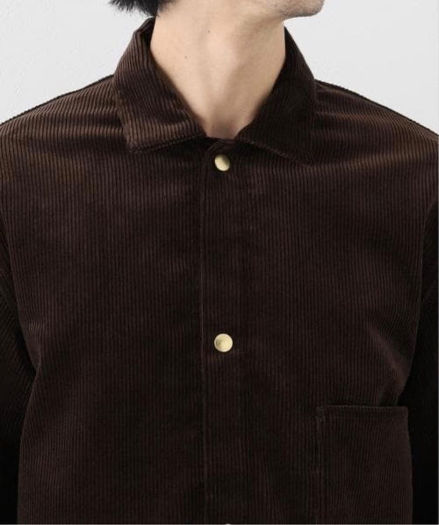 エディフィス　LA BOUCLE USカバーオール ブラウンコール