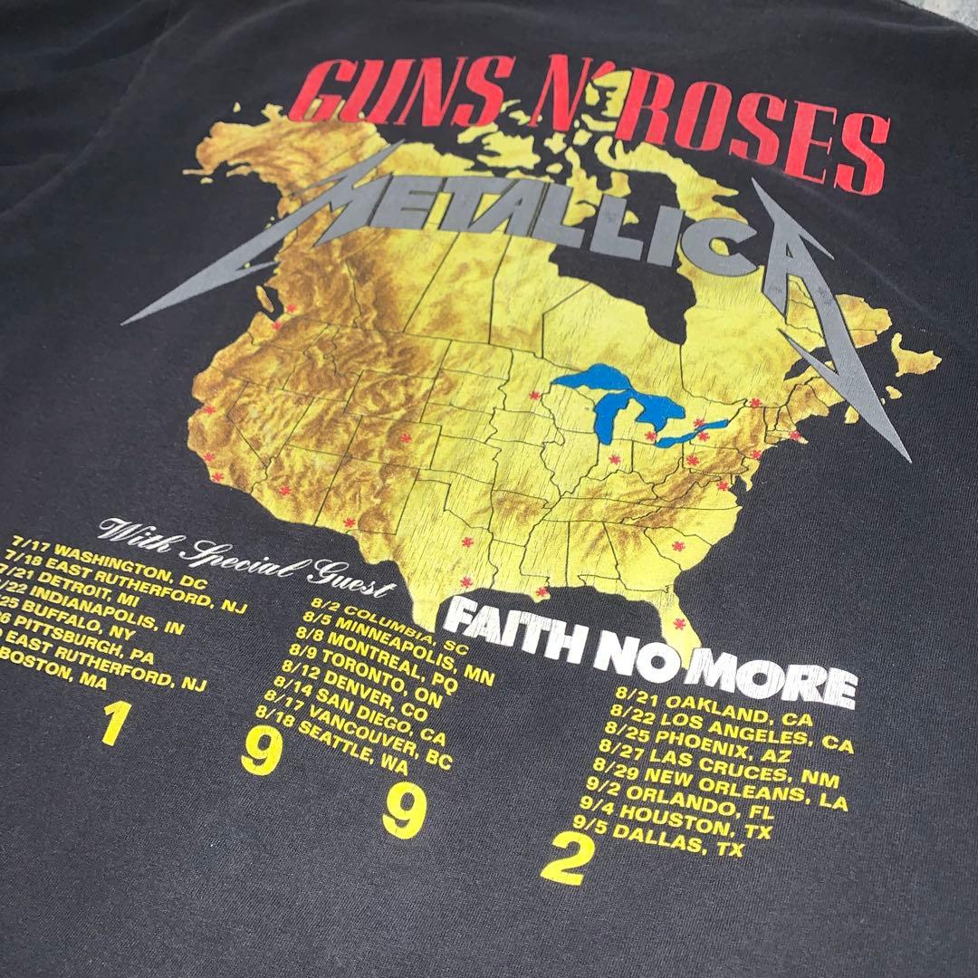 LLICA× Guns N' Roses Tシャツ90s BROCKUM