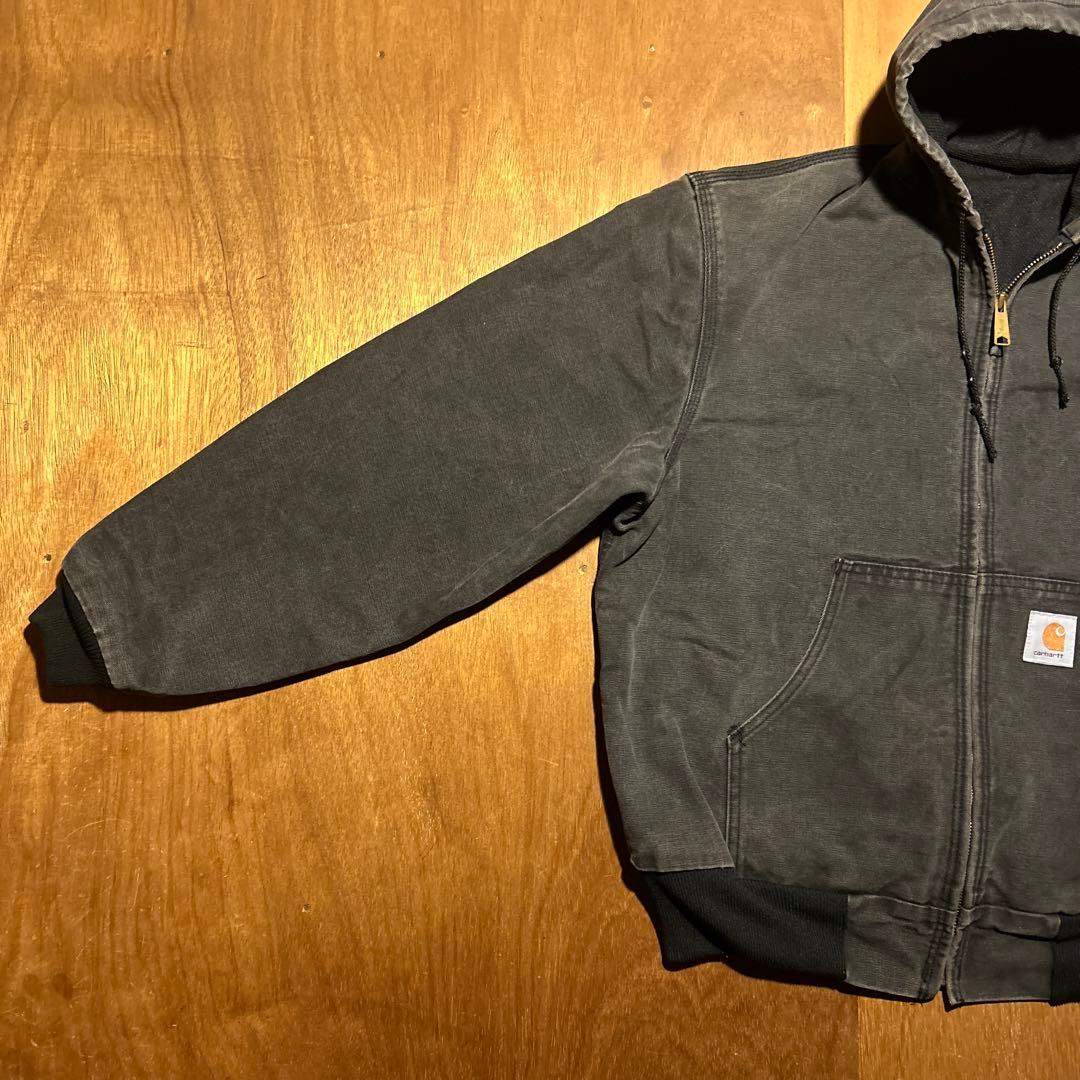 H*a様 Carhartt アクティブジャケット 90s ブラック USA製 刺