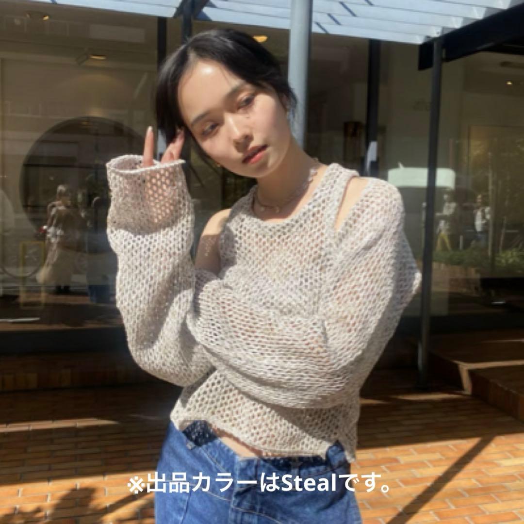 リトルスージー little suzie Mesh Knit Bolero