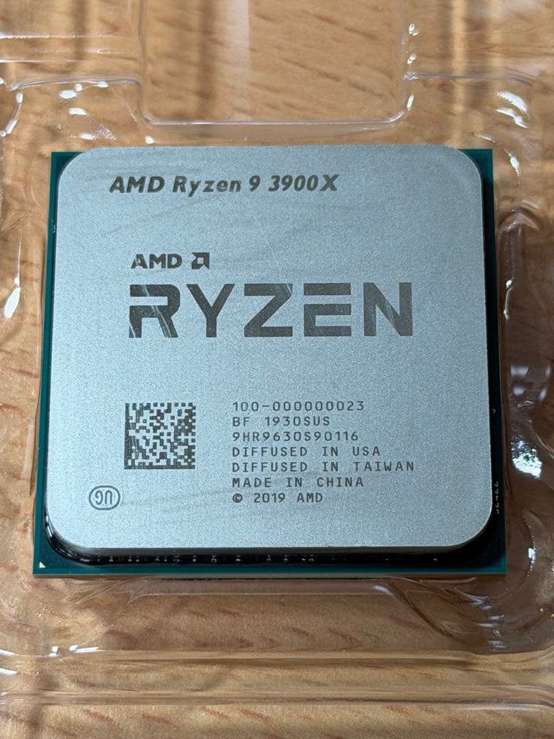AMD Ryzen 9 3900X CPU / クーラー同梱