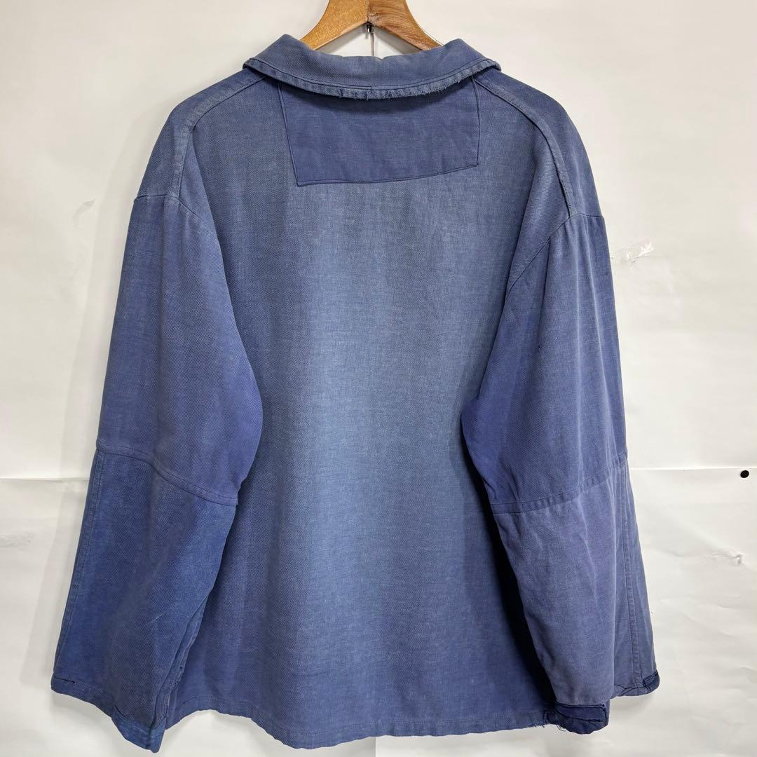 70sフレンチ　カバーオール　ボロ襤褸　ボロの美学　ツギハギ　ユーロヴィンテージ