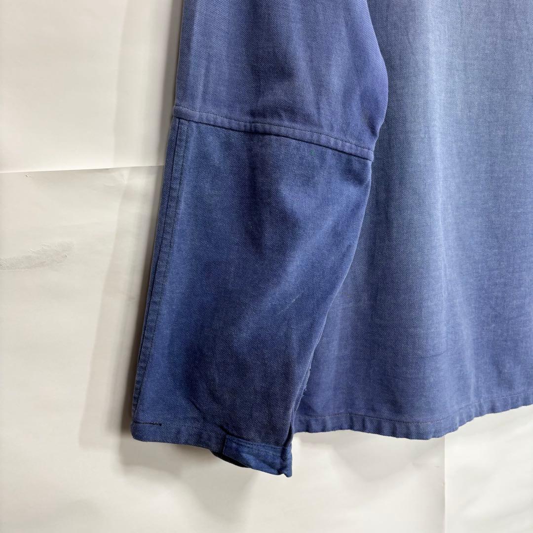 70sフレンチ　カバーオール　ボロ襤褸　ボロの美学　ツギハギ　ユーロヴィンテージ