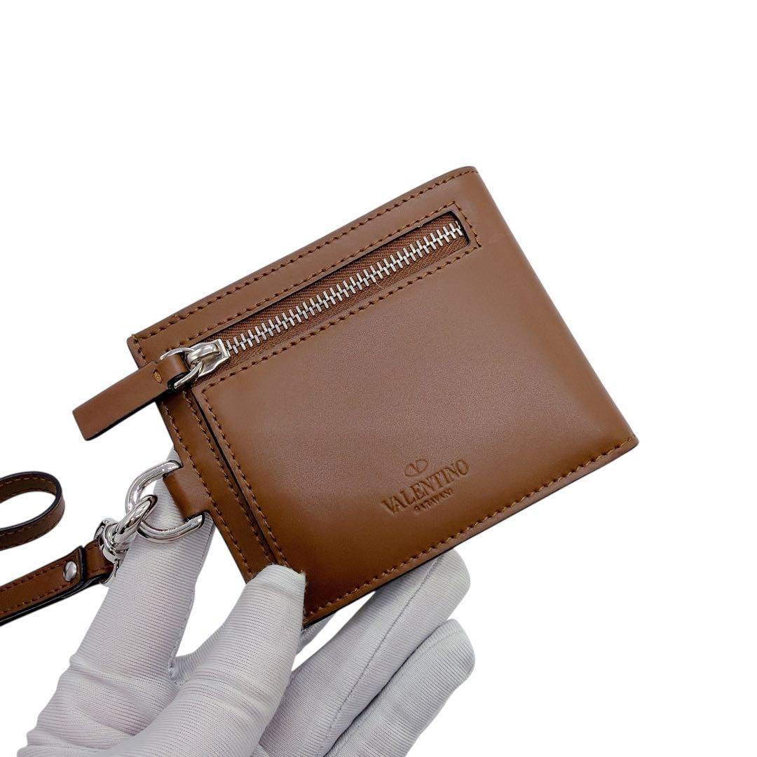 ヴァレンティノ レザー VLTN コンパクトウォレット 財布 VALENTINO