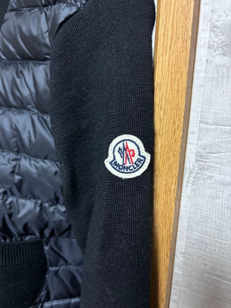 h*6様 モンクレール MONCLER ダウン入りジップカーディガン 9b510