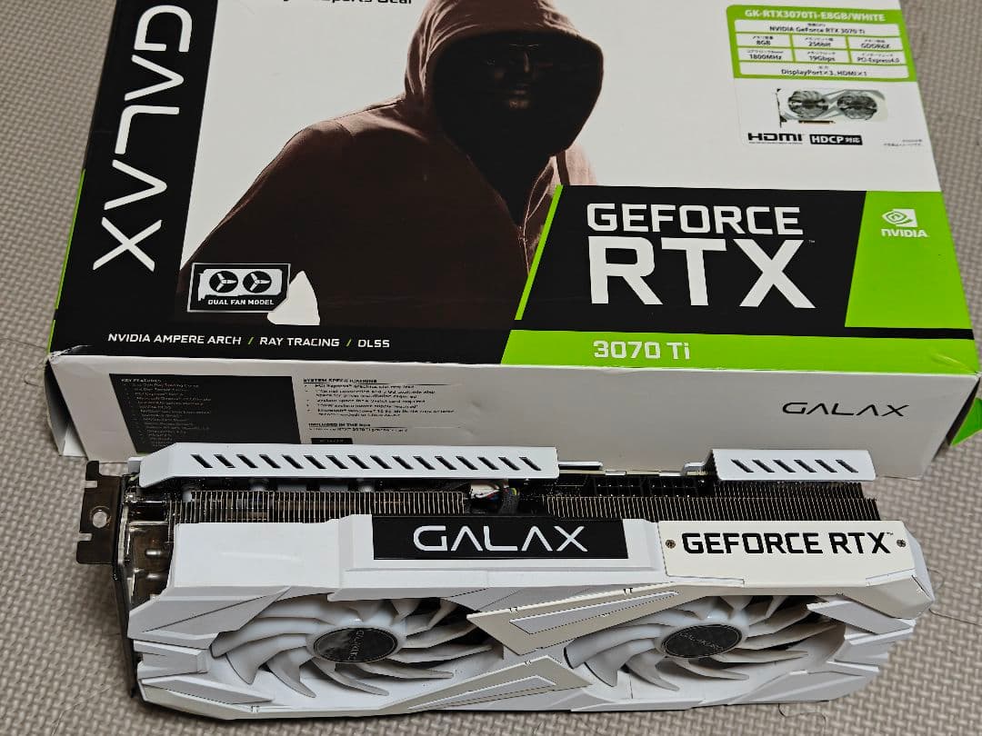 Galakuro RTX 3070 Ti 8GB ホワイト