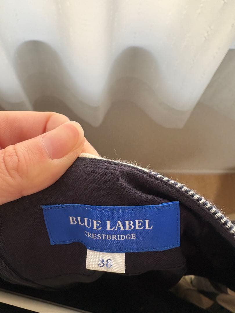 BLUE LABEL CRESTBRIDGE チェック柄ワンピース 38